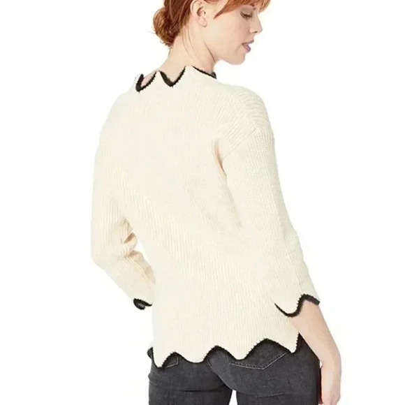 j.o.a. scallop knit  sweater - Picture 2 of 9